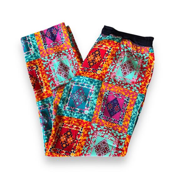 Josie Natori colorful floral pajama lounge pants - Picture 3 of 4